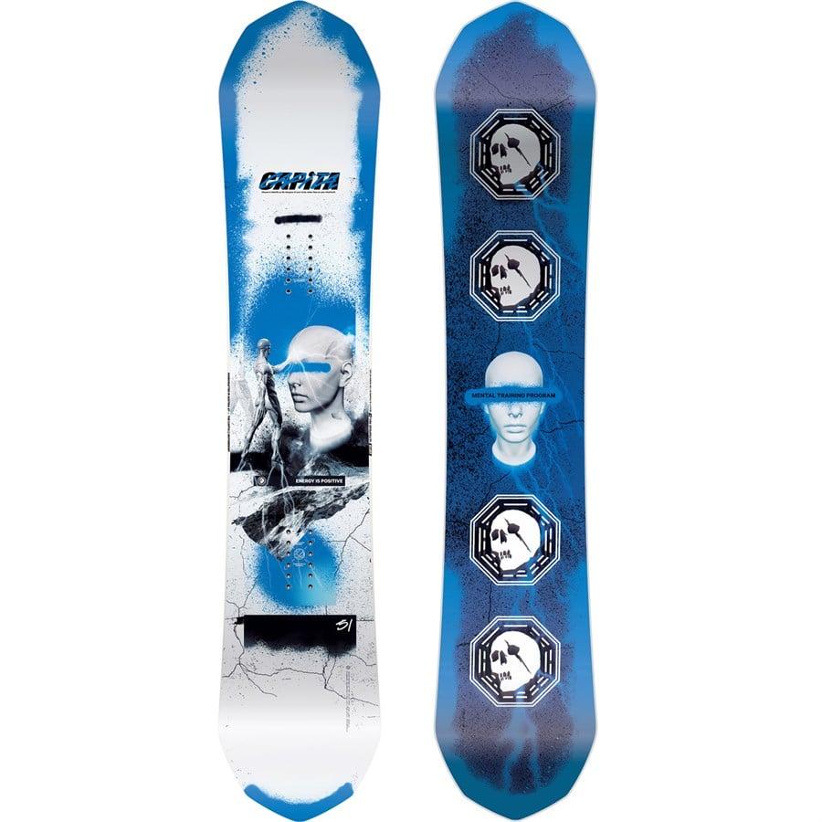 Evo CAPiTA Ultrafear Reverse Camber Snowboard + Union Flite Pro Snowboard Bindings 2024