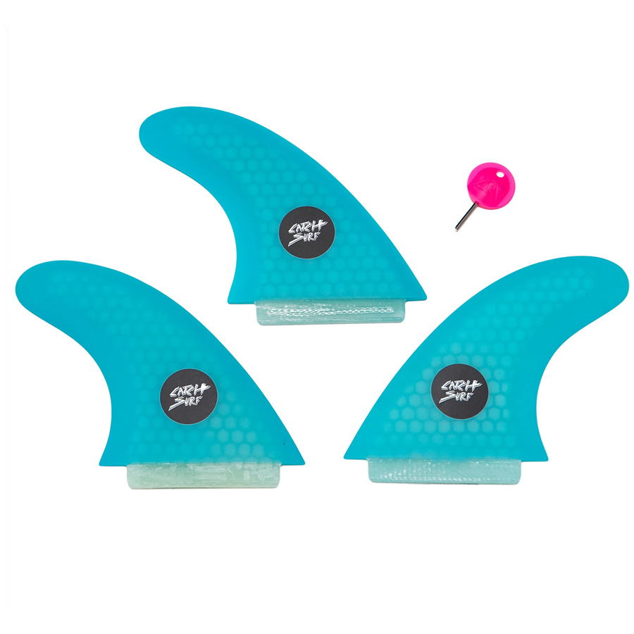 Evo Catch Surf Honeycomb Hi-Performance Tri Fin Set