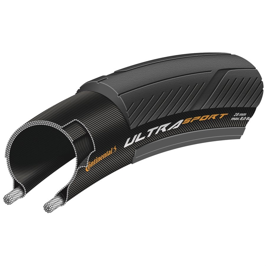 Evo Continental Ultra Sport III PureGrip Folding Tire - 700c
