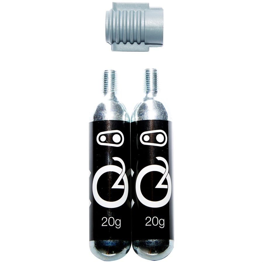 evo Crank Brothers CO2 Cartridges with Inflator Set