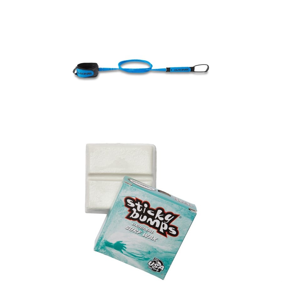 evo Dakine Kaimana Team 6' Leash + Sticky Bumps Basecoat Wax