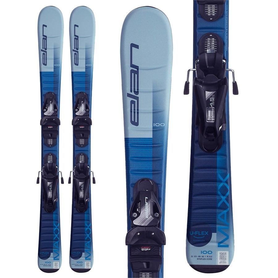 Evo Elan Maxx Blue Jr Skis + EL 4.5 GW Bindings - Kids' 2026