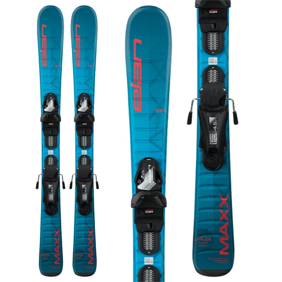evo Elan Maxx Blue Jr Skis + EL 7.5 GW Bindings - Kids' 2026
