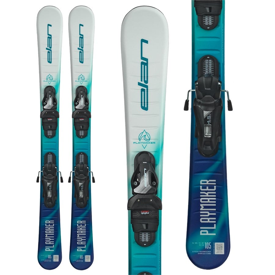 Evo Elan Playmaker Jr Skis + EL 4.5 GW Bindings - Kids' 2026