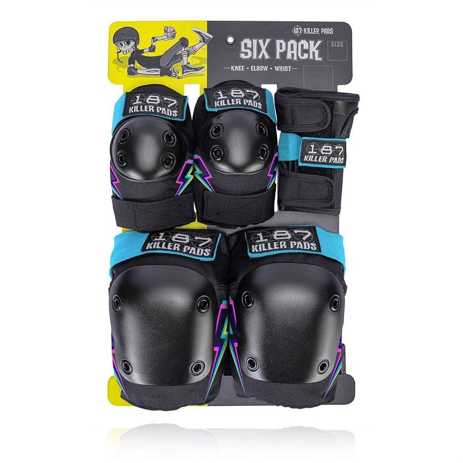 Evo 187 Six Pack Skateboard Pad Set