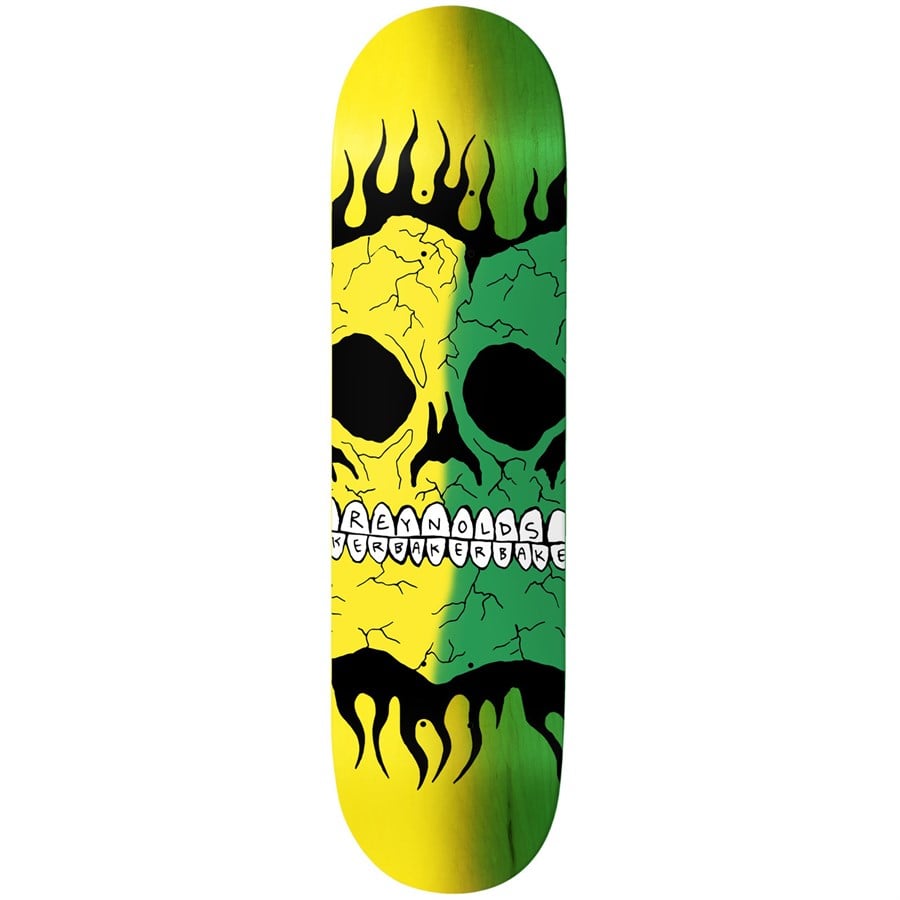 Evo Baker AR Rasta Skull B2 8.38 Skateboard Deck