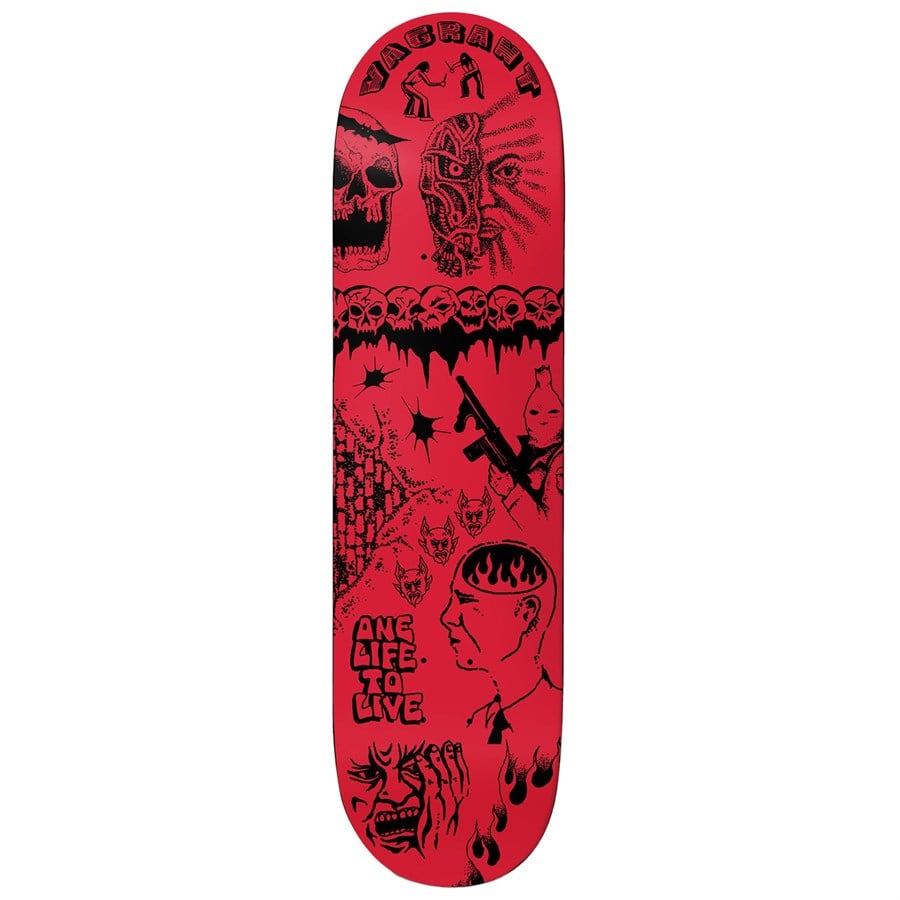 evo Baker Casper Black Book 8.5 Skateboard Deck