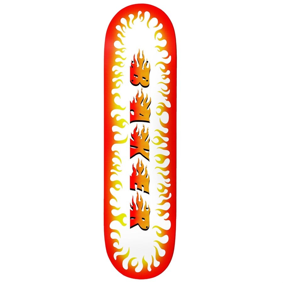 evo Baker Casper Flama Blanka 8.25 Skateboard Deck