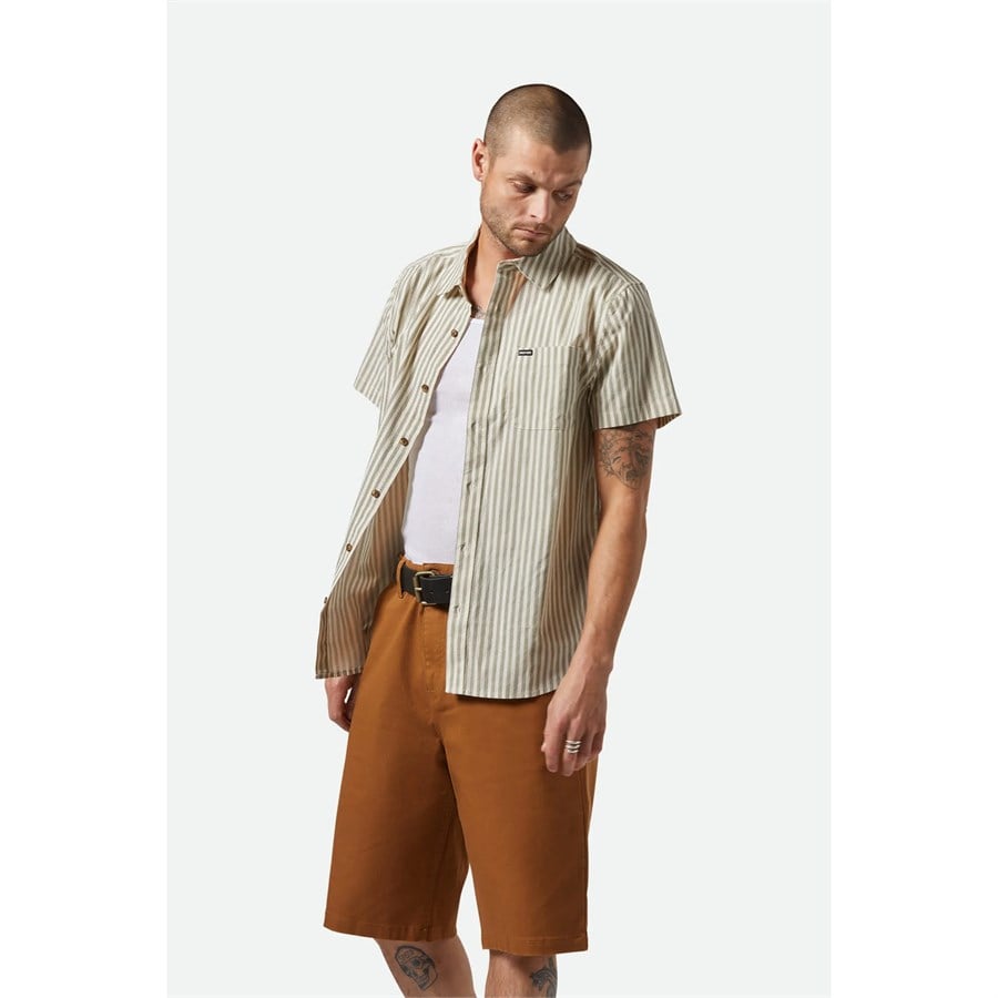 Brixton Charter Print Short-Sleeve Shirt - Men's