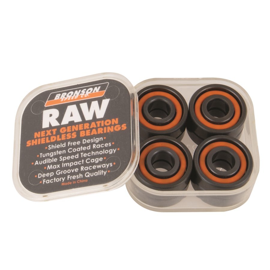 evo Bronson Speed Co. Raw Skateboard Bearings