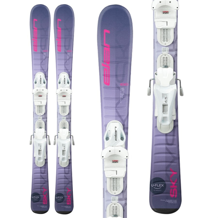 evo Elan Sky Jr Skis + EL 7.5 GW Bindings - Kids' 2026