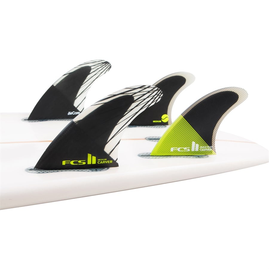 Evo FCS II Carver PC Carbon Large Tri Fin Set