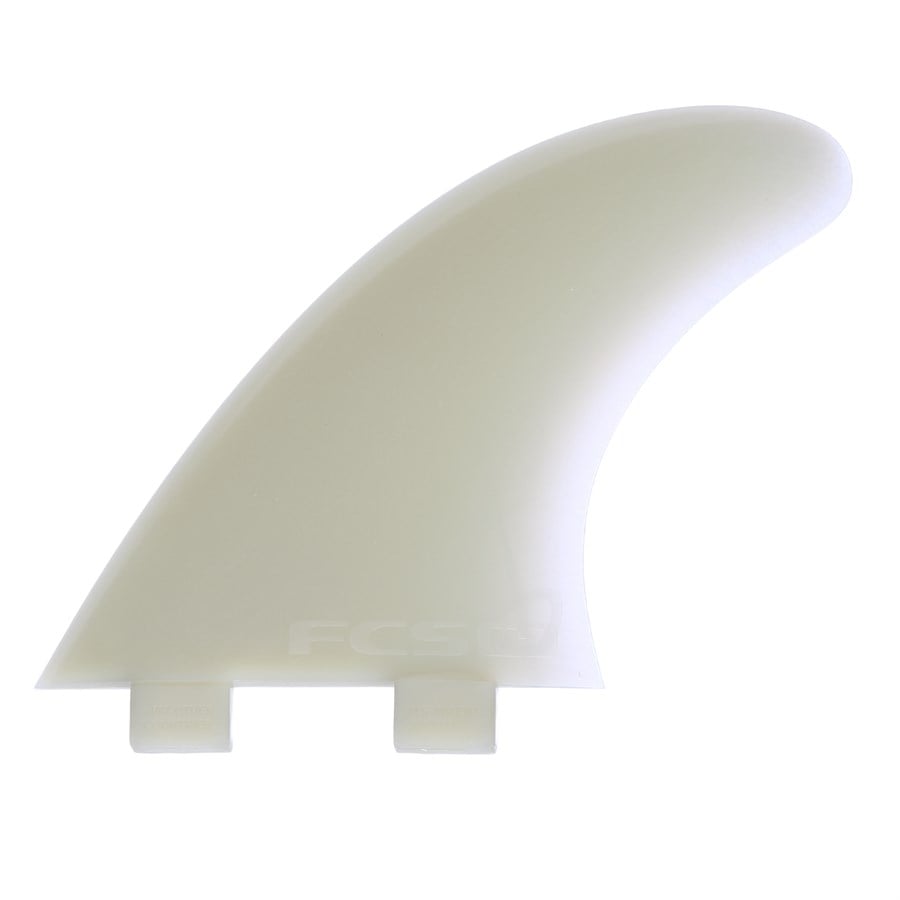 evo FCS M7 Natural Glass Flex Tri Fin Set