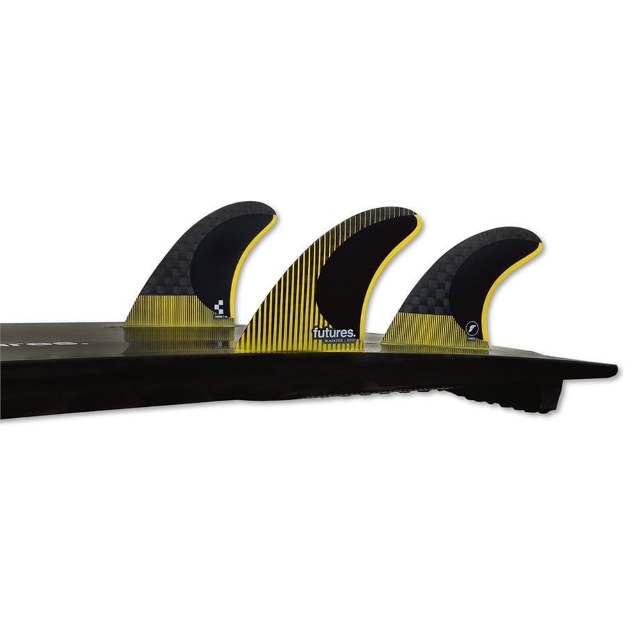 Evo Futures P8 Blackstix Large Tri Fins