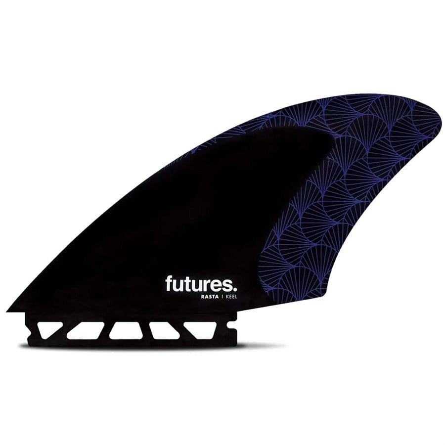 evo Futures Rasta Keel Twin Fin Set