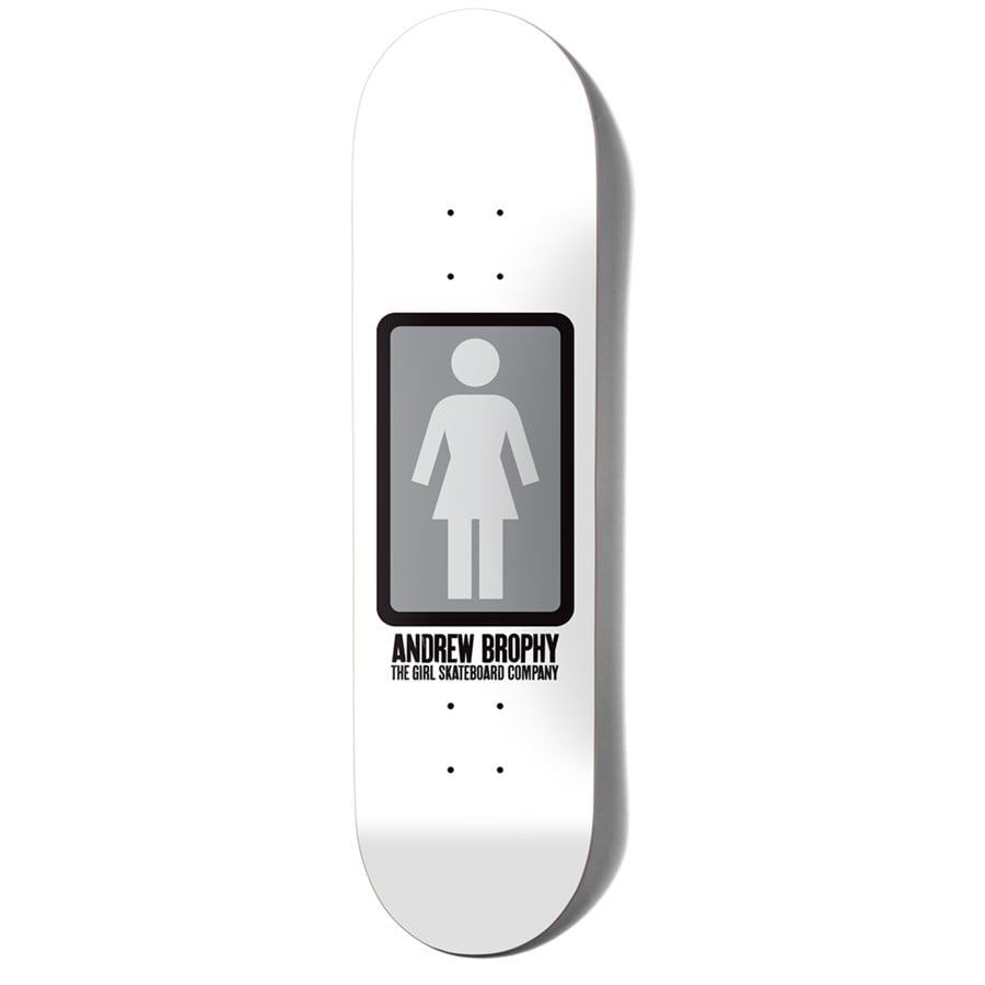 Evo Girl Brophy OG Black White 8.6 Skateboard Deck
