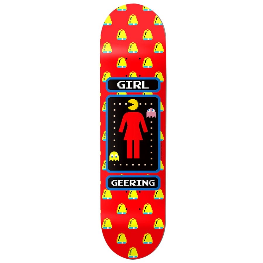 evo Girl Geering Pac-Man 8.5 Skateboard Deck
