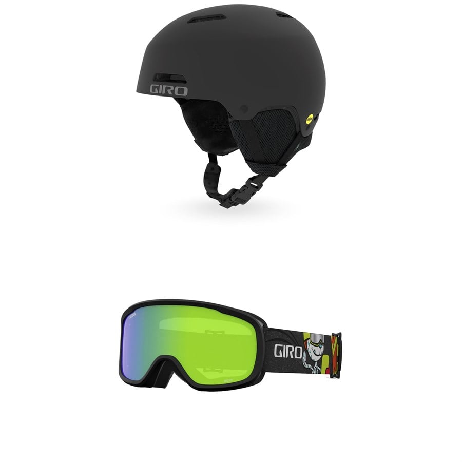 evo Giro Crue MIPS Helmet + Buster Goggles - Kids'