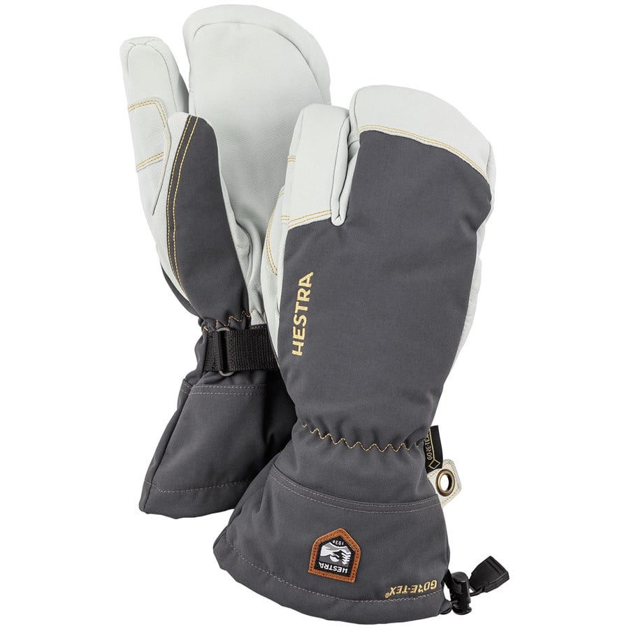 Evo Hestra Army Leather Gore-Tex 3-Finger Mittens