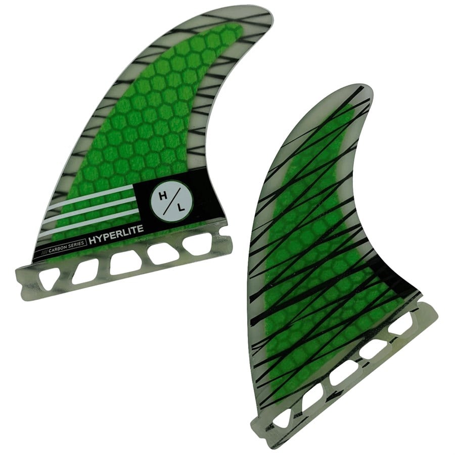 Evo Hyperlite 4.5" Riot Carbon Surf Fin Set