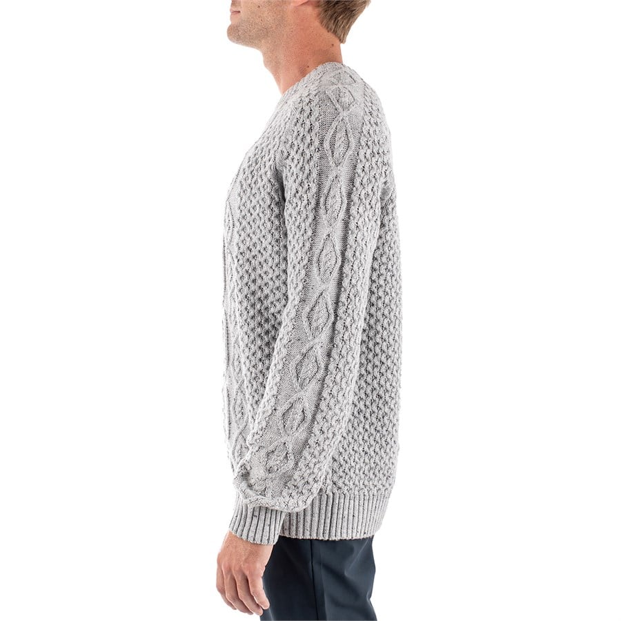 Evo Jetty Angler Oyster Sweater - Men's
