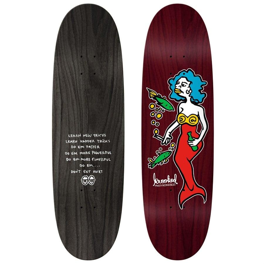 Evo Krooked Gonz Mermaid 9.1 Skateboard Deck