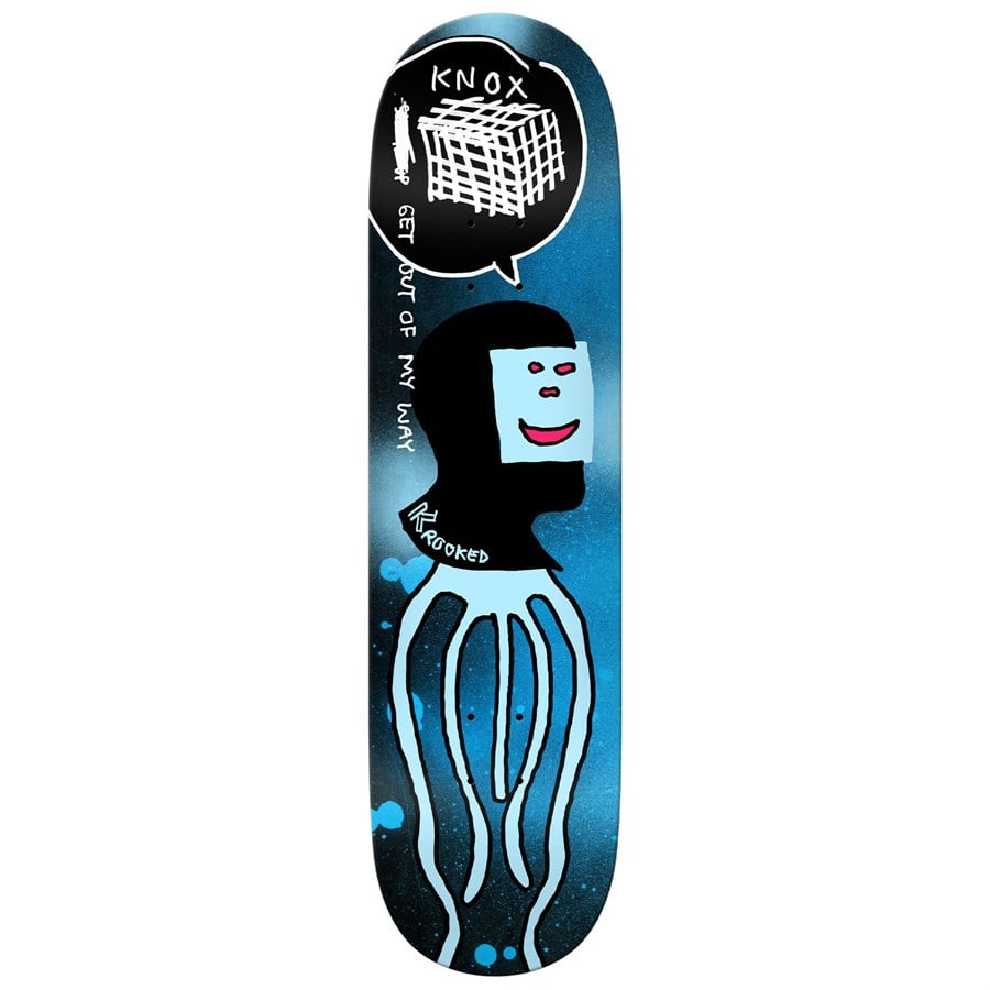 evo Krooked Know Squid Way 8.25 Skateboard Deck