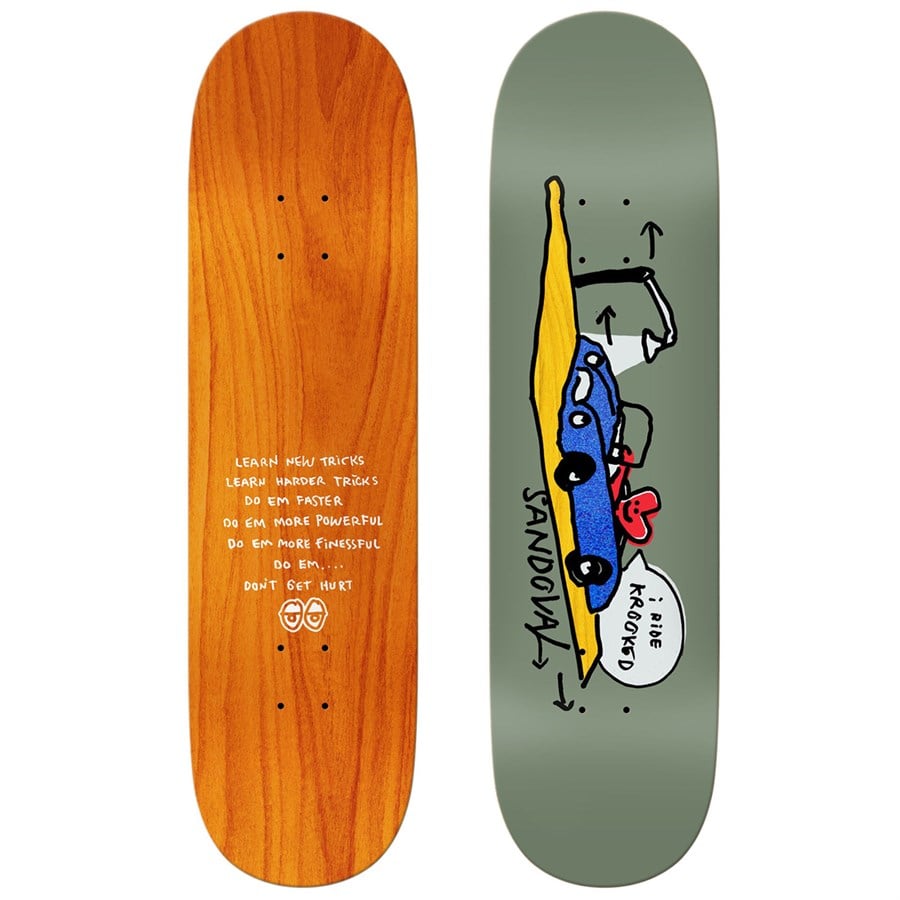 evo Krooked Sandoval I Ride 8.62 Skateboard Deck