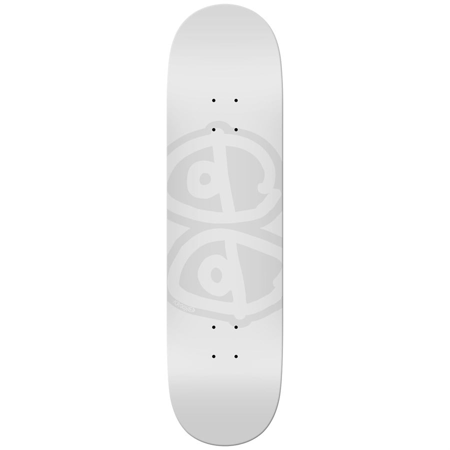 evo Krooked Team Eyes White 8.06 Skateboard Deck