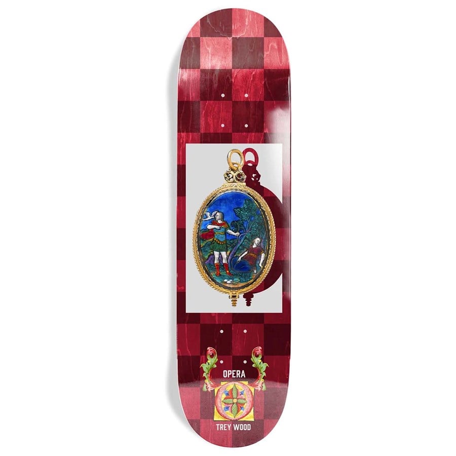 evo Opera Trey Wood Pendant 8.25 Skateboard Deck