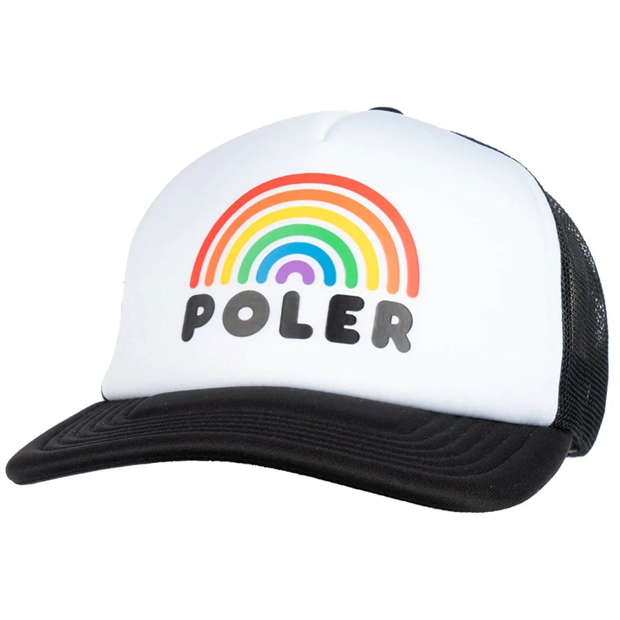 Evo Poler Rainbow Trucker Hat