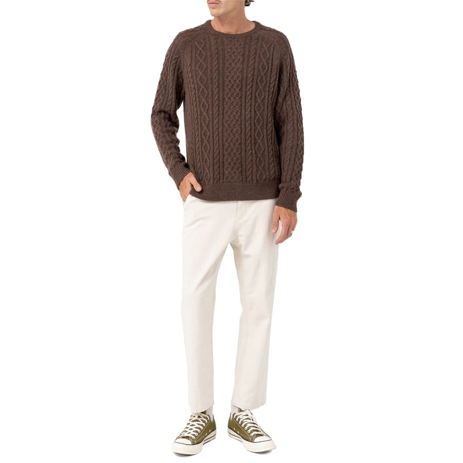 Evo Rhythm Mohair Fishermans Knit Sweater - Men's