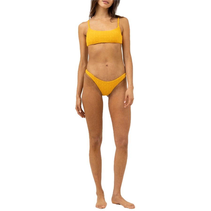 Evo Rhythm Ripple Terry Crop Bikini Top - Women's