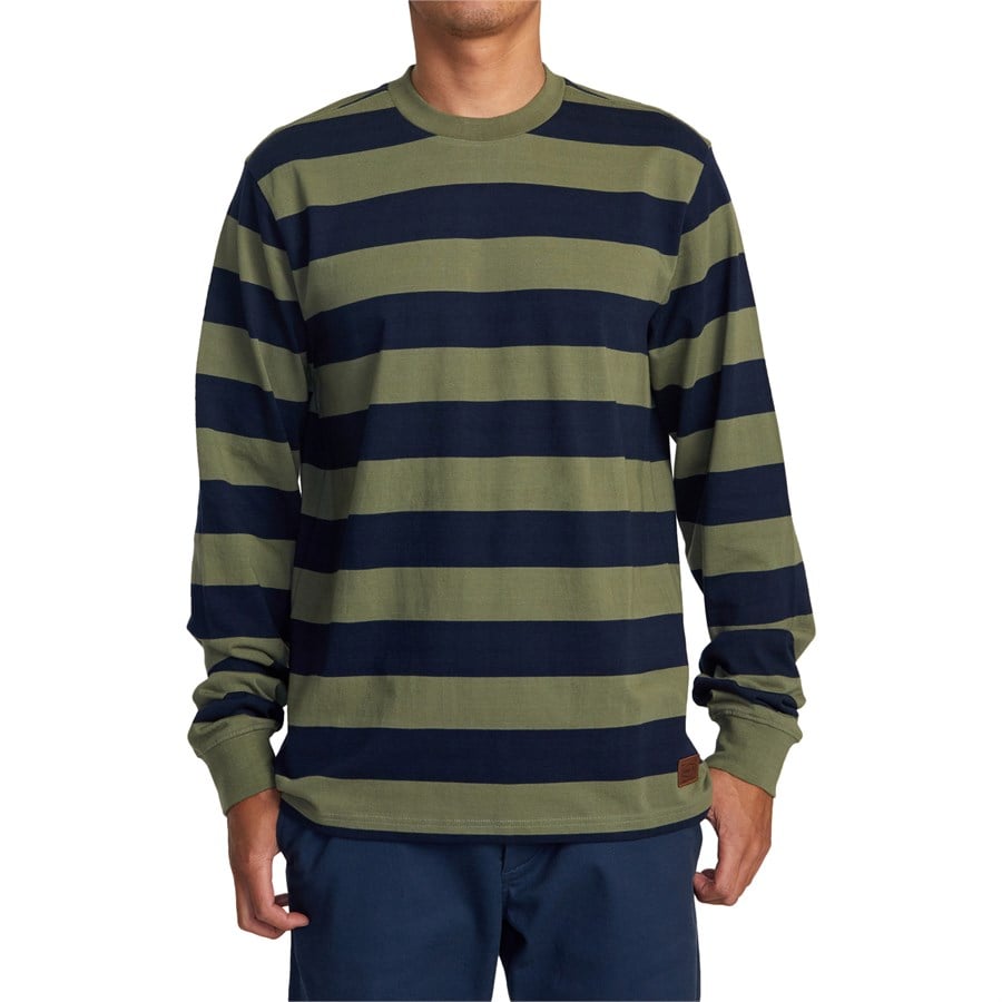 evo RVCA Chainmail Stripe Long-Sleeve Shirt - Men's