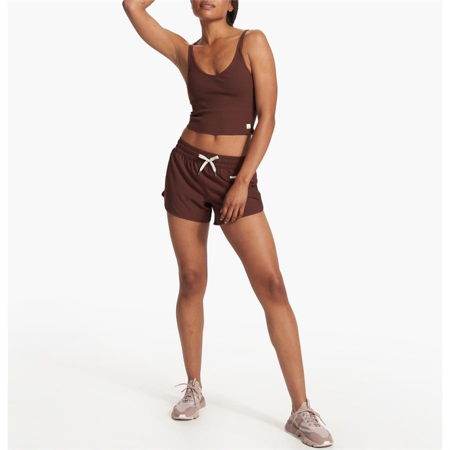 Evo Vuori Rib Crop Tank Top - Women's