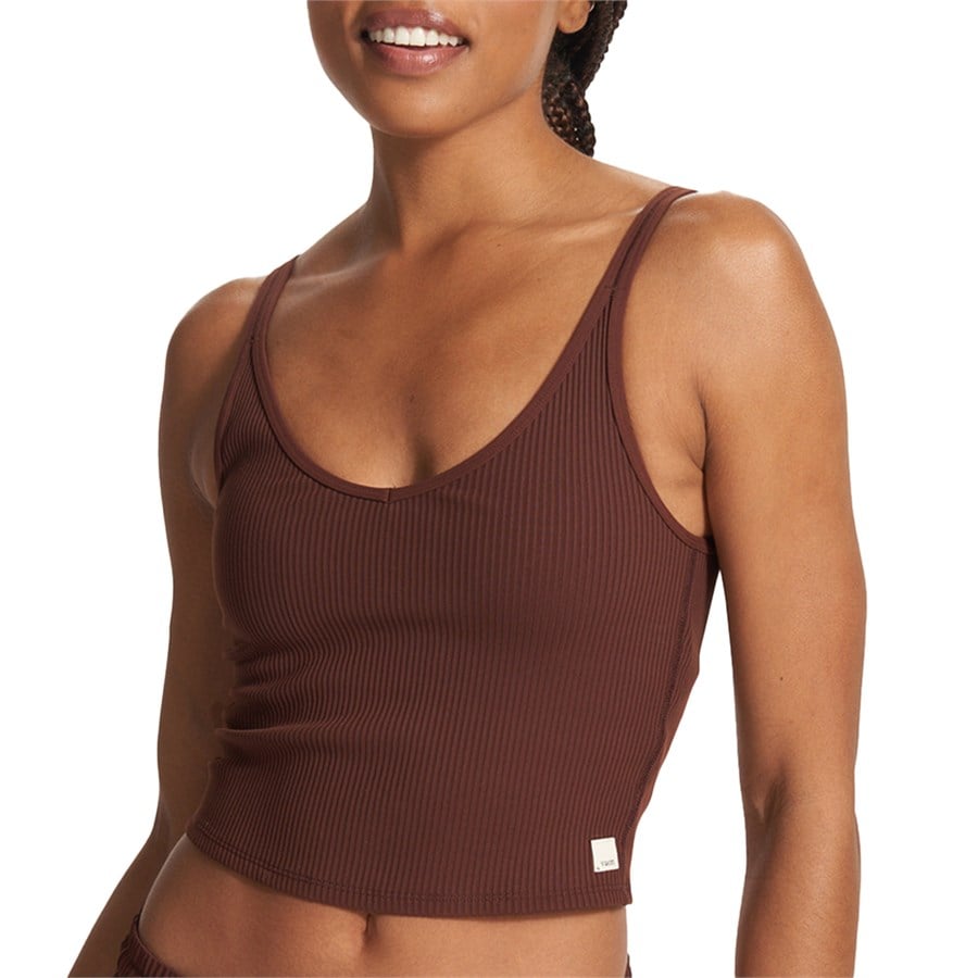 evo Vuori Rib Crop Tank Top - Women's