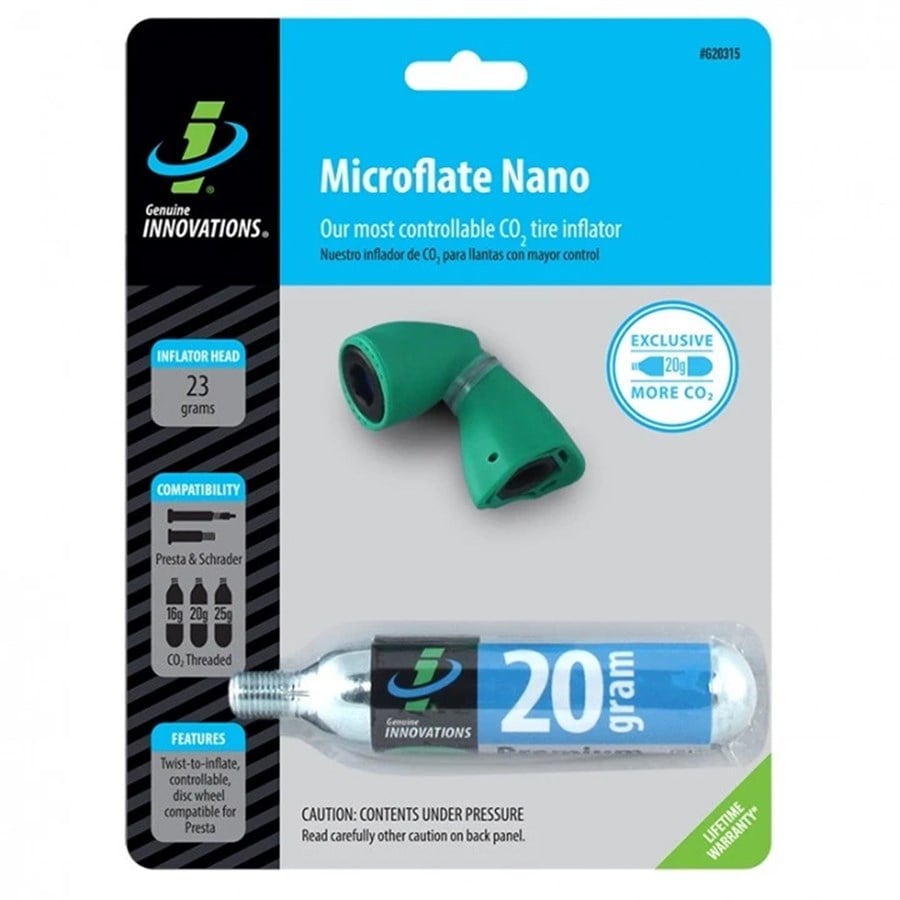 Evo Genuine Innovations Microflate Nano CO2 Inflator