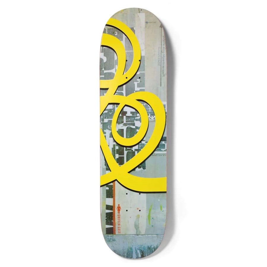 Evo Girl Gass Jenkins 30 Swirls 8.5 Skateboard Deck