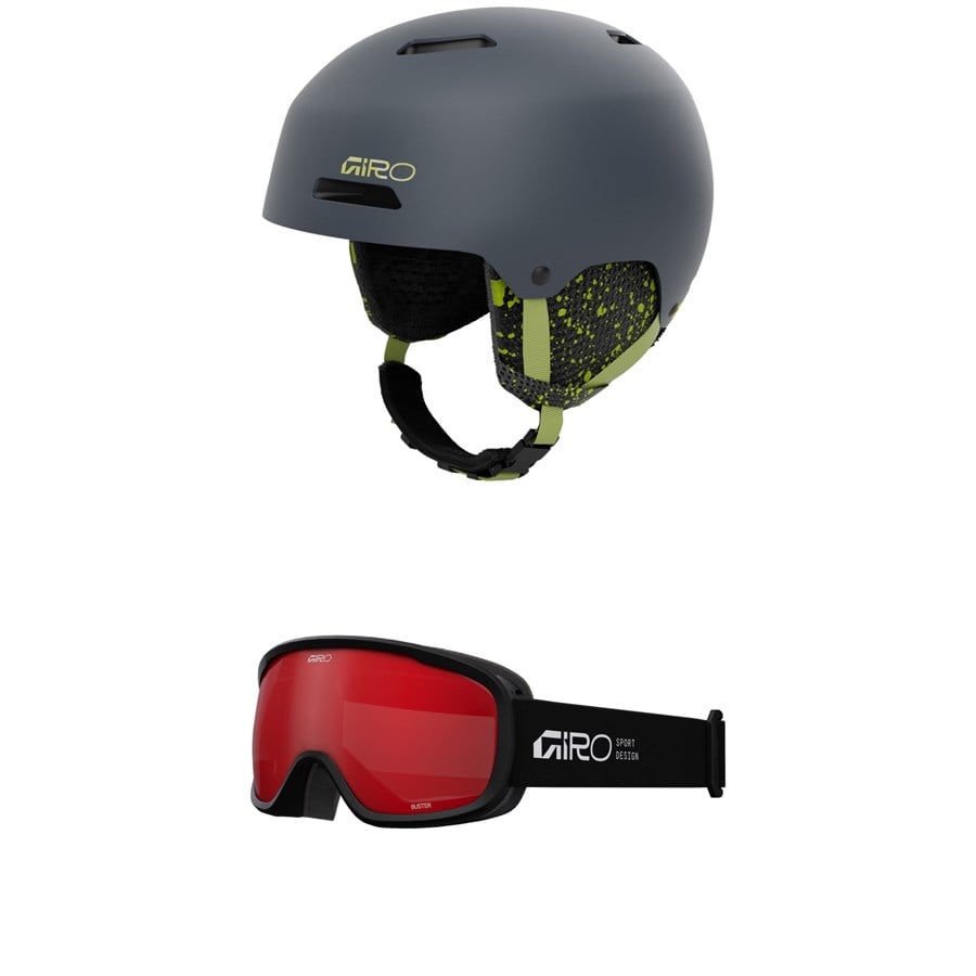 evo Giro Crue MIPS Helmet - Kids' + Giro Buster Goggles - Kids'