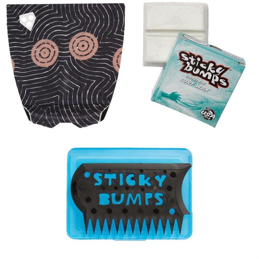 evo Gorilla Grip Otis Traction Pad + Sticky Bumps Basecoat Wax + Wax Comb & Box