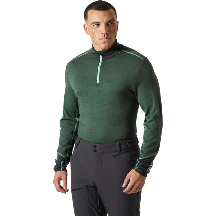 Evo Helly Hansen Lifa Merino Midweight 1/2 Zip Base Layer Top
