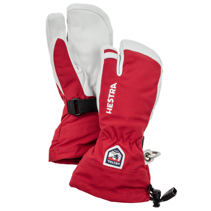 Evo Hestra Army Leather Heli Ski Jr. 3-Finger Mittens - Kids'