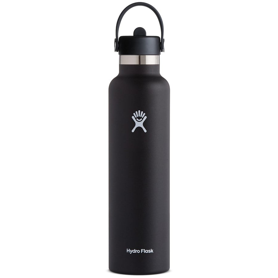 evo Hydro Flask 24oz Standard Mouth Flex Straw Cap Water Bottle
