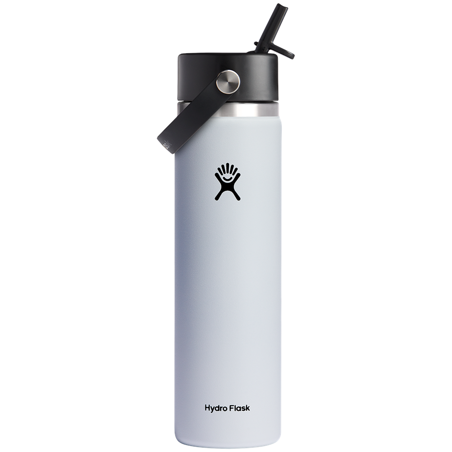 Evo Hydro Flask 24oz Wide Mouth Flex Straw Cap Water Bottle