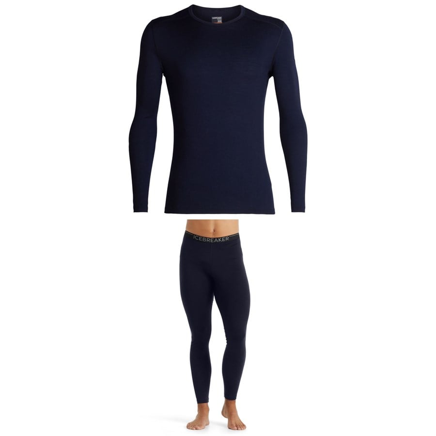 Icebreaker 200 Oasis Long Sleeve Crew Top + Sonebula Leggings 2022