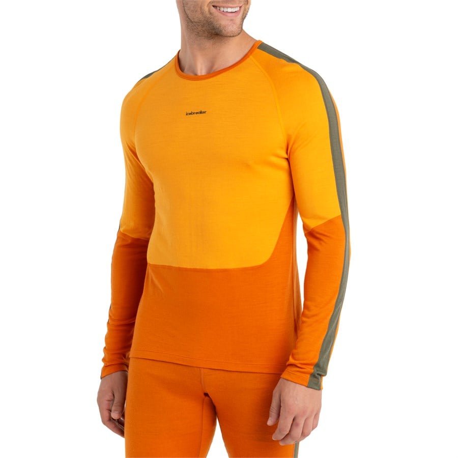 Evo Icebreaker Merino 200 Sonebula Long-Sleeve Crew Top - Men's