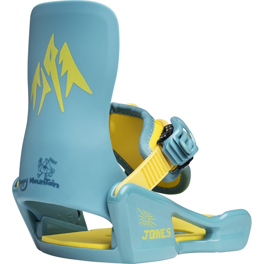 Evo Jones Happy Mountain Snowboard + Happy Mountain One Strap Snowboard Bindings - Kids' 2026