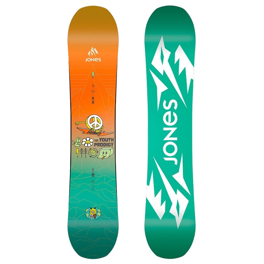 Evo Jones Prodigy Snowboard + Eclipse Snowboard Bindings - Kids' 2026