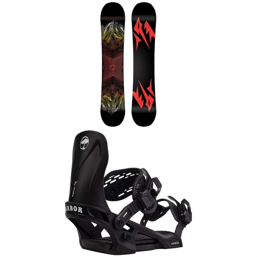 Evo Jones Ultra Prodigy Snowboard + Arbor Sapling Snowboard Bindings - Kids' 2026