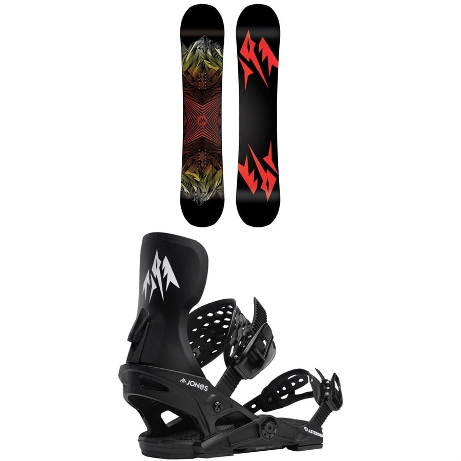 Evo Jones Ultra Prodigy Snowboard + Asteroid Snowboard Bindings - Kids' 2026